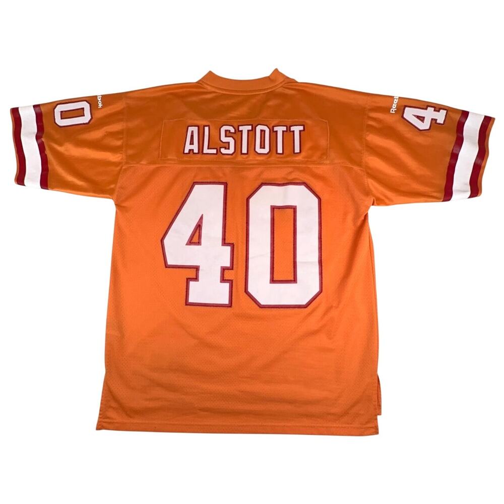 Reebok Mike Alstott #40 Tampa Bay Buccaneers Throwback Jersey Large